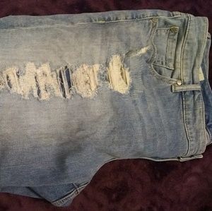 Torrid Shredded Shorts Size 20